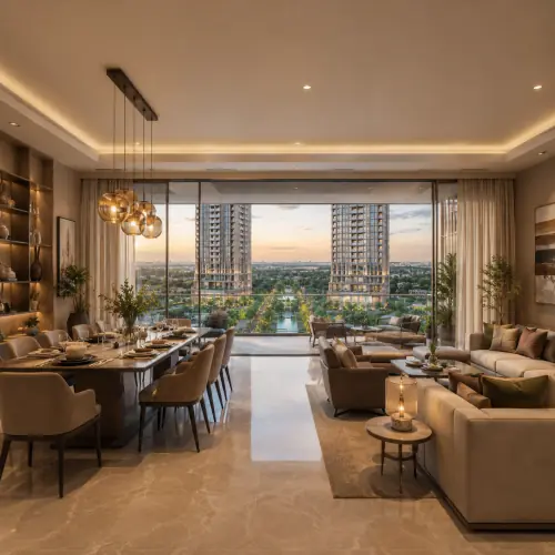 Prestige Springwood family lifestyle image in a living room setting